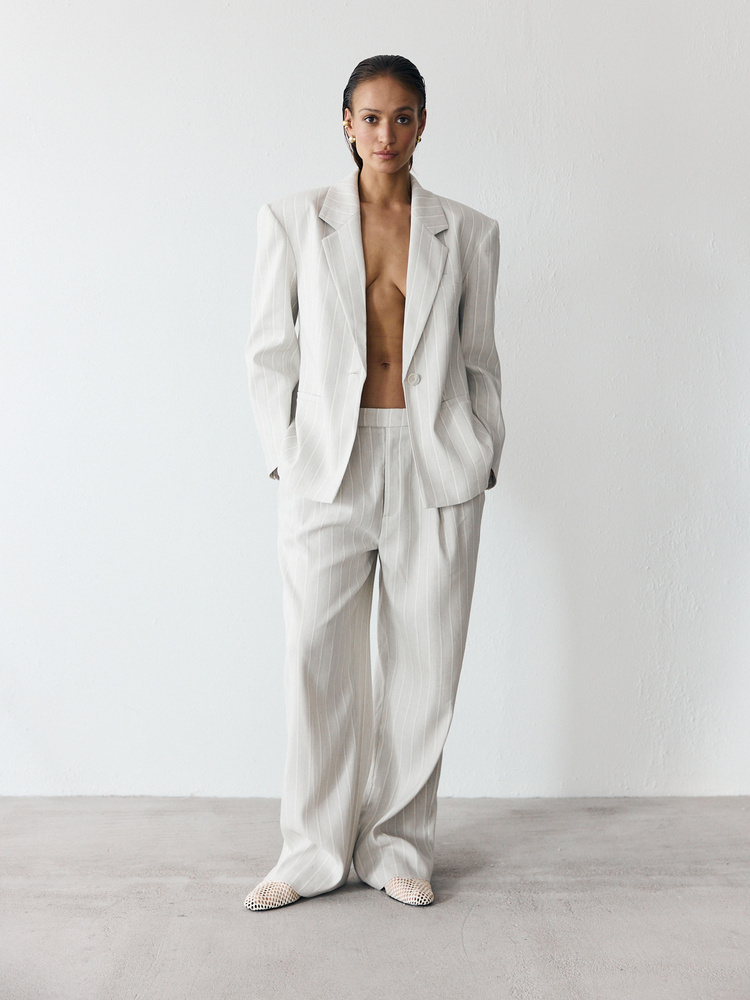 SAVONA GREY TALL PANTS