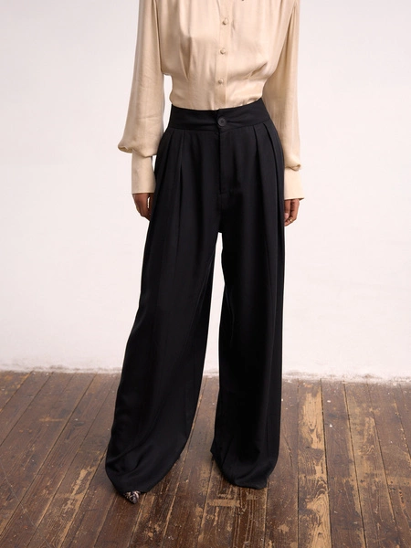 SPODNIE BILLIE BLACK