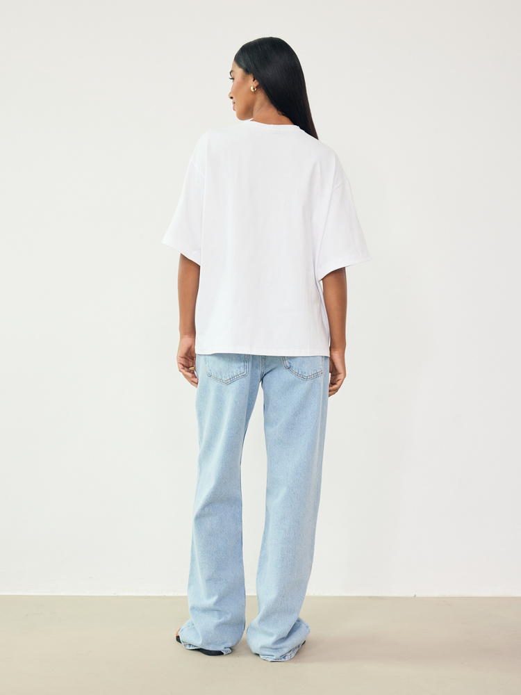 O- NECK WHITE T-SHIRT 