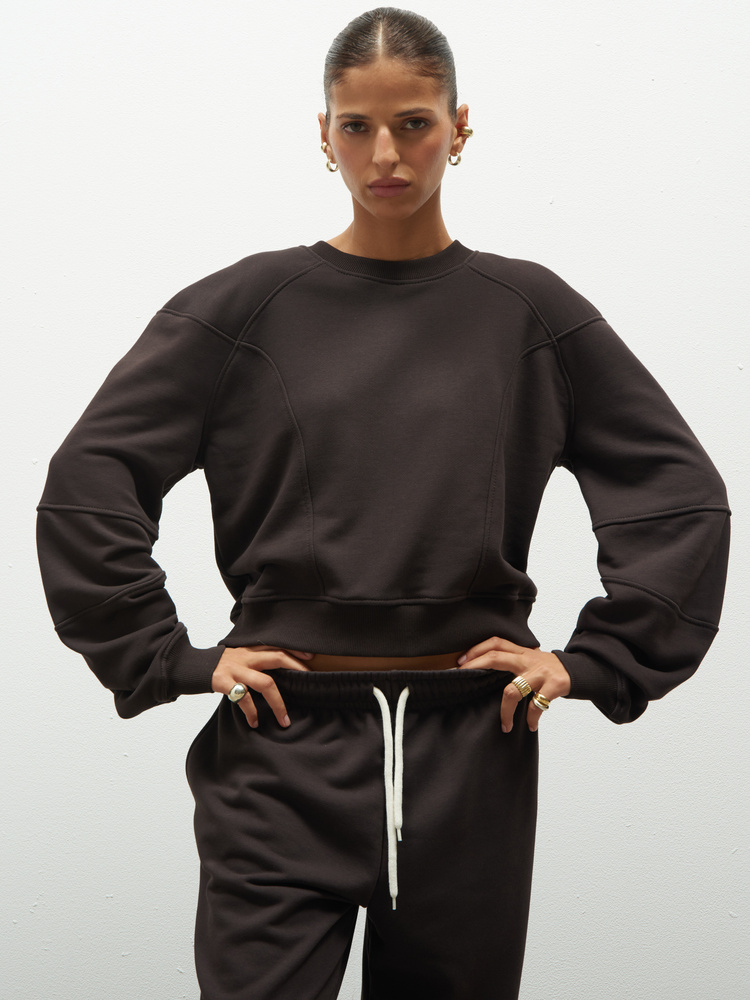 BLUZA ELLIE DARK CHOCO