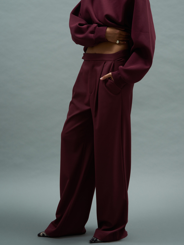 FINN BURGUNDY REGULAR PANTS