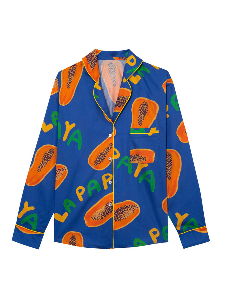 BLUE PAPAYA PAJAMAS SHIRT 
