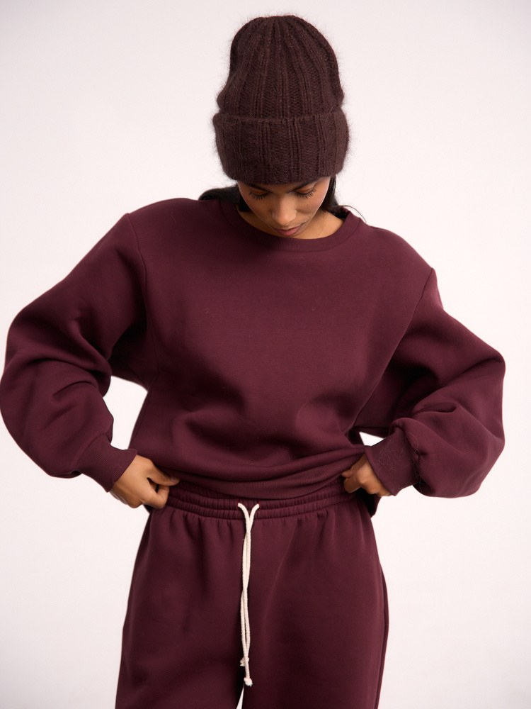 FROST BROWN BEANIE