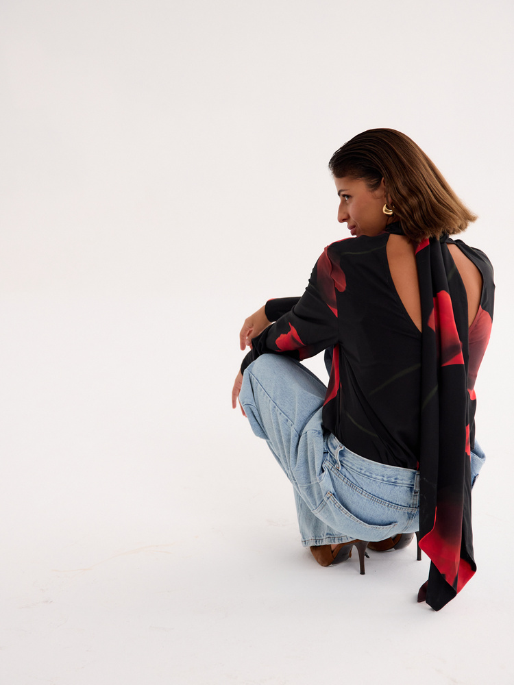 AMORA RED POPPY SHIRT