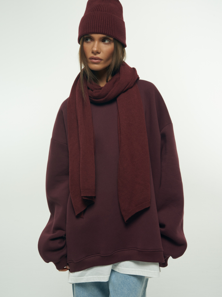 SZALIK CASHMERE BURGUNDY