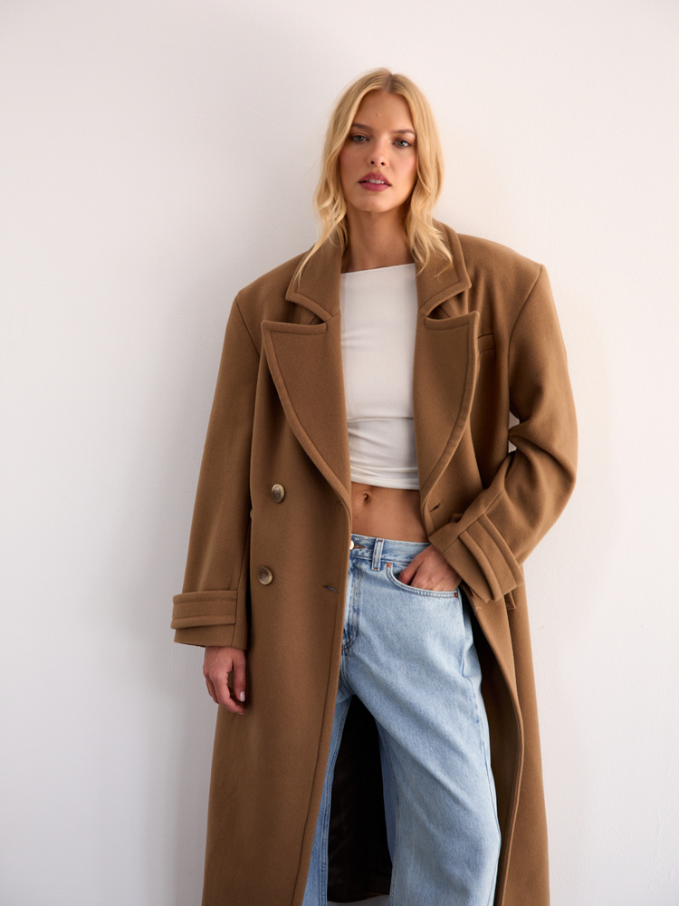 OXFORD CAMEL COAT 