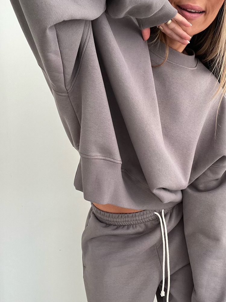 RUBY COOL GREY SWEATSHIRT