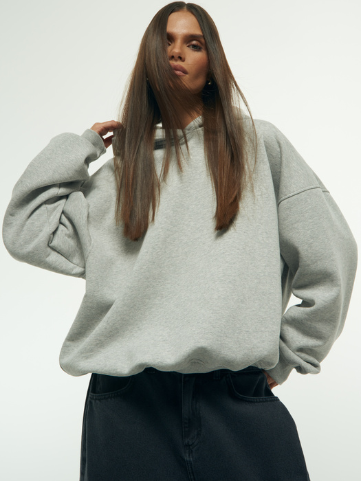GREY HOODIE SWEATSHIRT