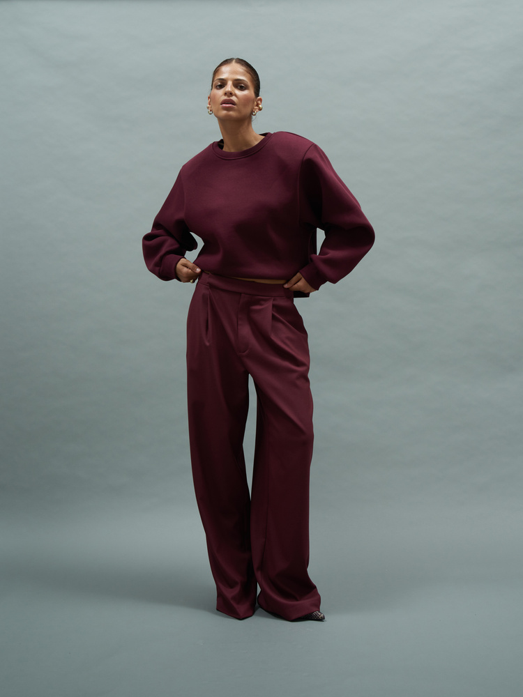BLUZA PADDED RED WINE