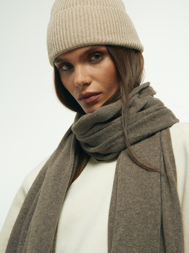 CASHMERE BROWN SCARF