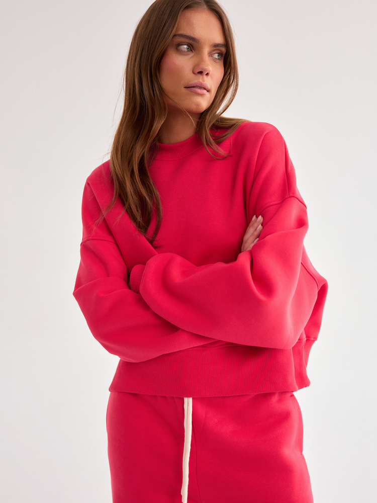 HIBISCUS RUBY SWEATSHIRT