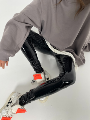 LEGGINSY VINYL BLACK