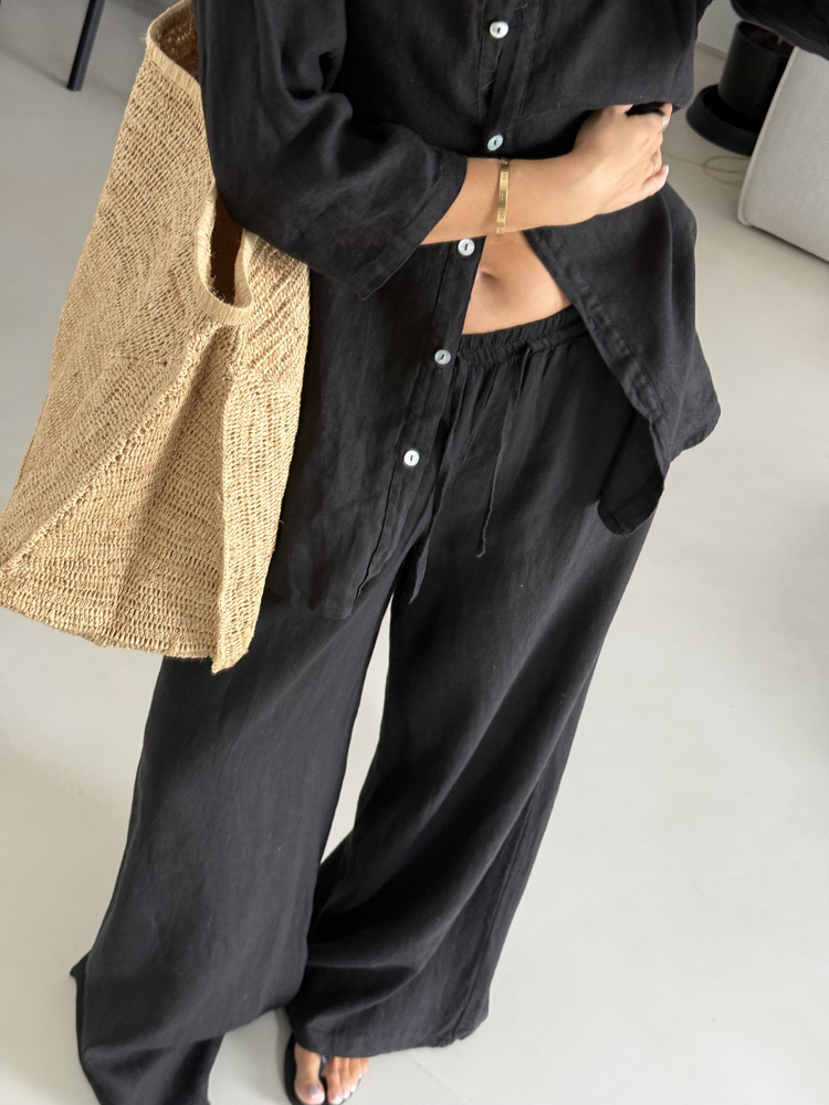 LNIANA KOSZULA OVERSIZE BLACK