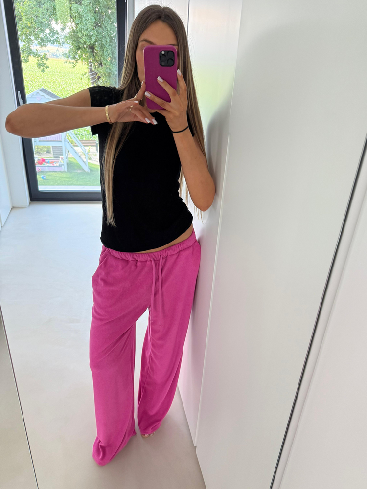 ARLO PINK FROTTE PANTS
