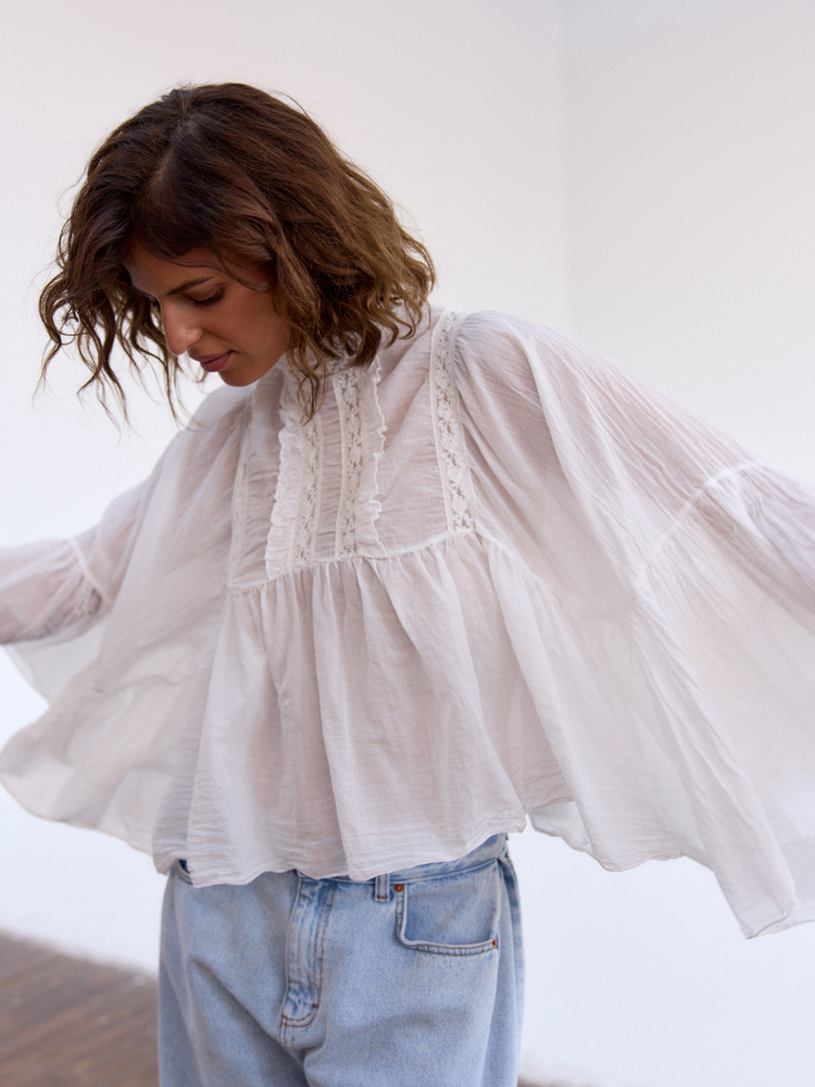 KOSZULA BOHO CREAM