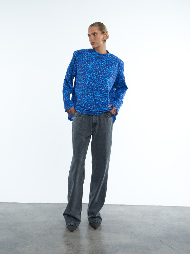 LONGSLEEVE VEYA PADDED BLUE WILD