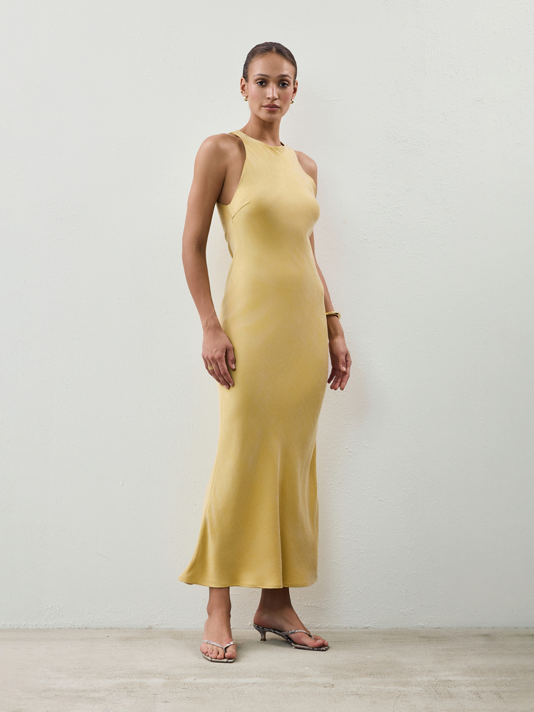 AUDREY YELLOW DRESS