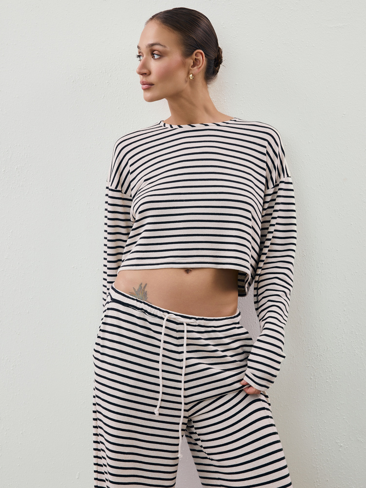 LONGSLEEVE TERRY STRIPES