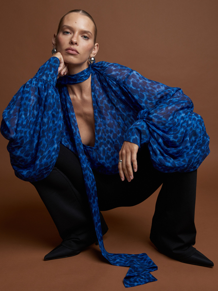 HOLLY BLUE WILD SHIRT