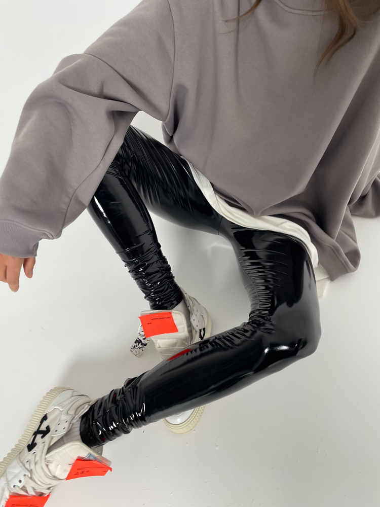 LEGGINSY VINYL BLACK