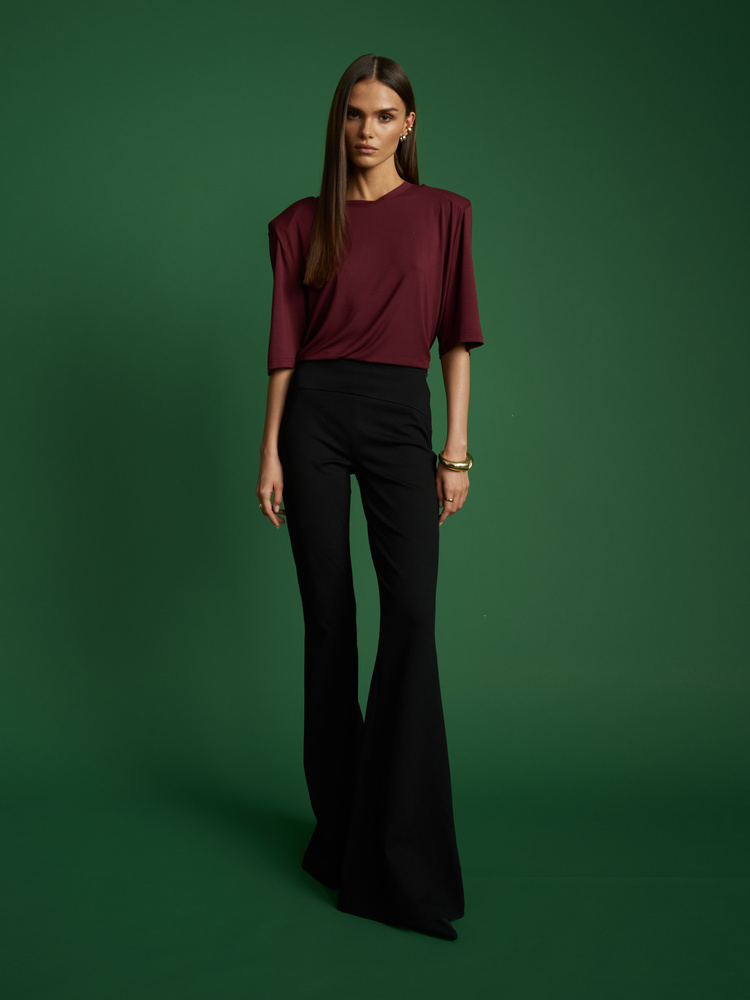 T-SHIRT EMI PADDED BURGUNDY