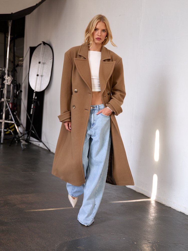 OXFORD CAMEL COAT 