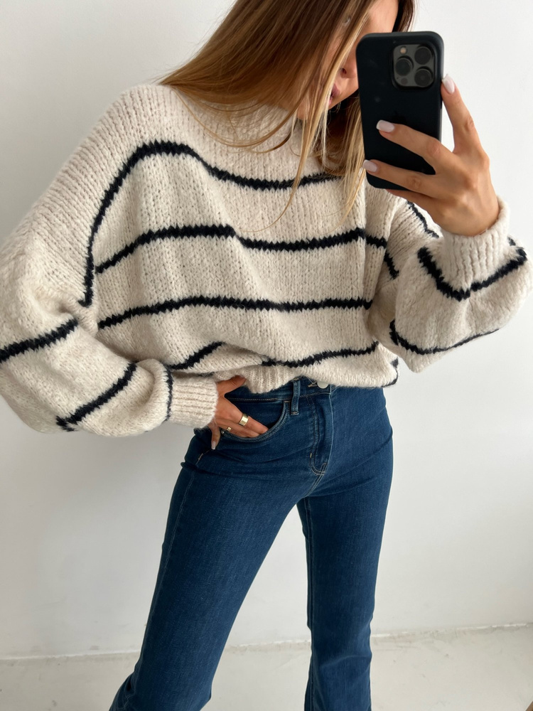SWETER JELLY NAVY STRIPES