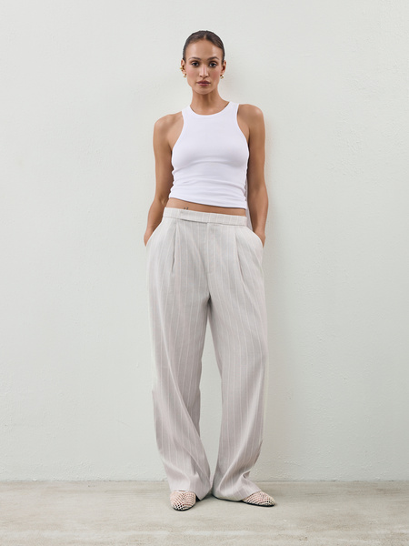 SAVONA GREY REGULAR PANTS