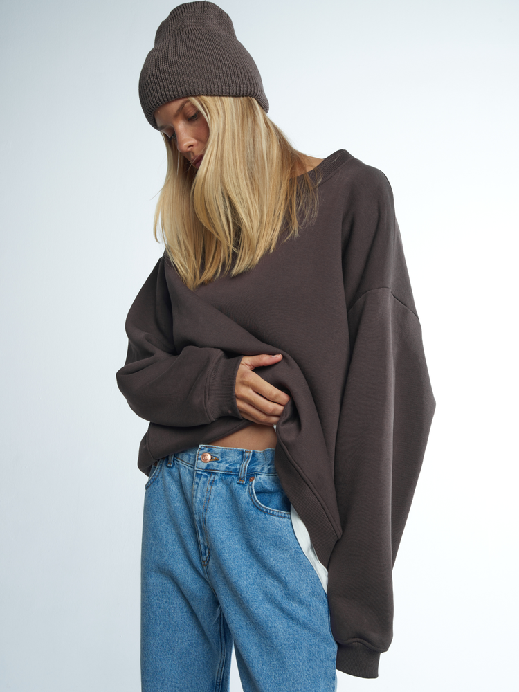 CZAPKA MERINO WOOL BROWN