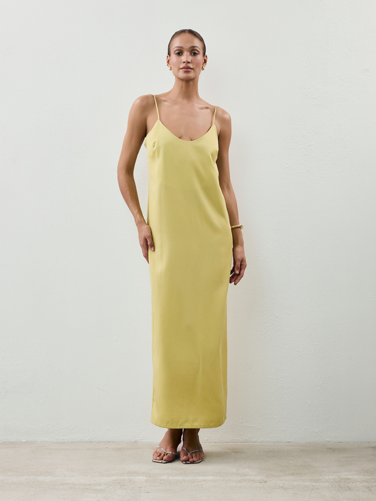 BIANCA LIME DRESS