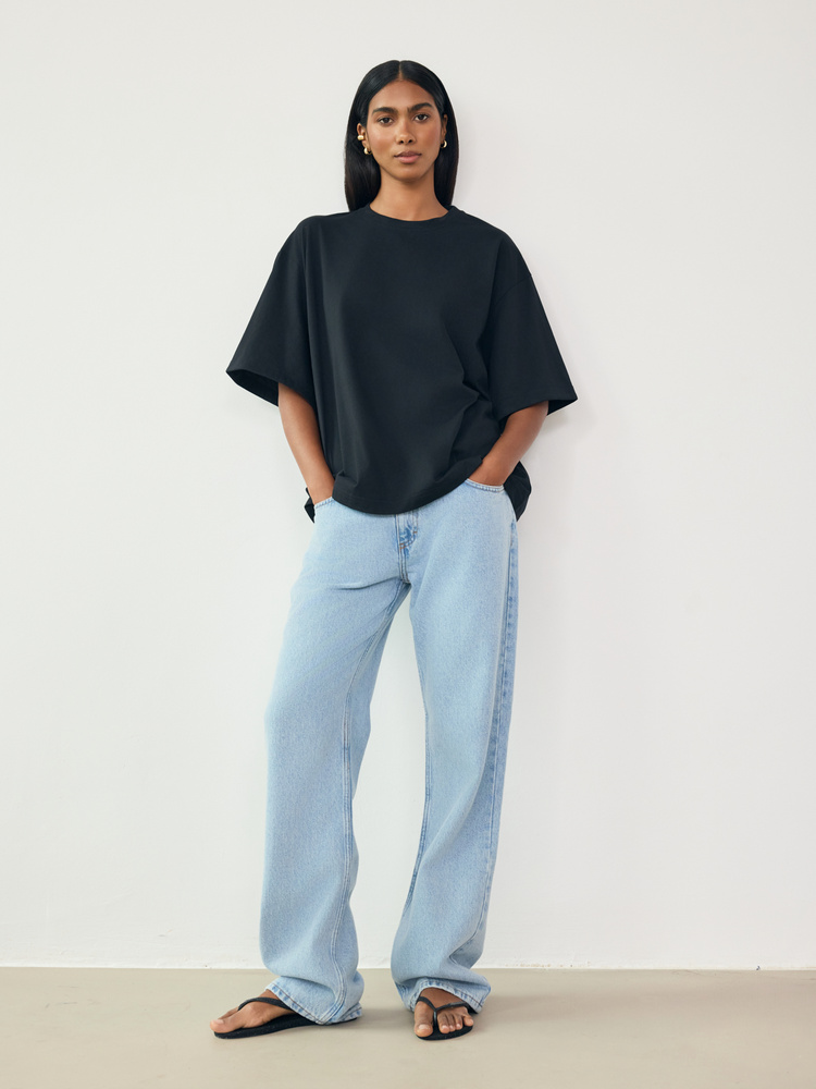 T-SHIRT O-NECK BLACK