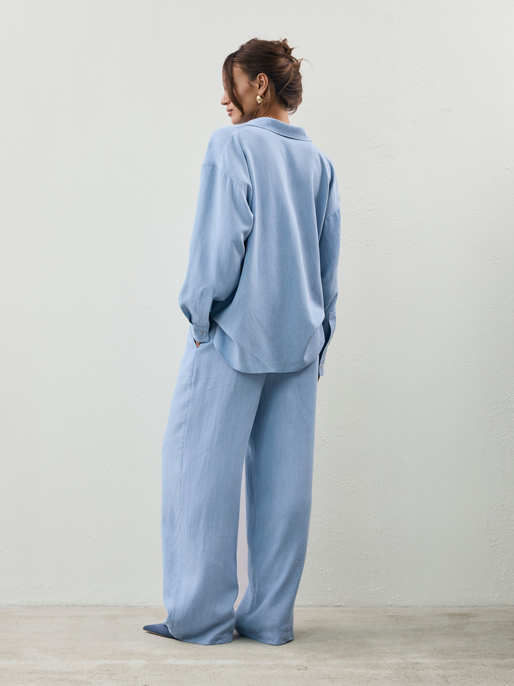 SPODNIE FINN LIGHT BLUE REGULAR