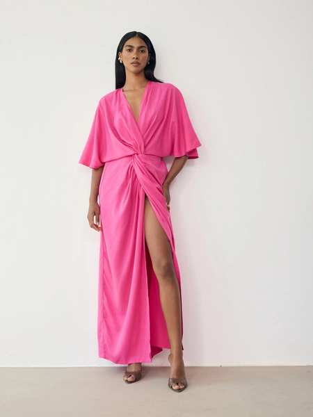 CORA MAXI PINK DRESS