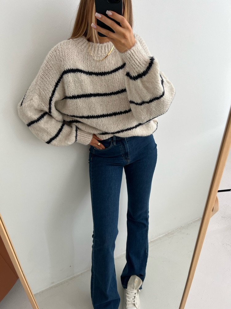 SWETER JELLY NAVY STRIPES