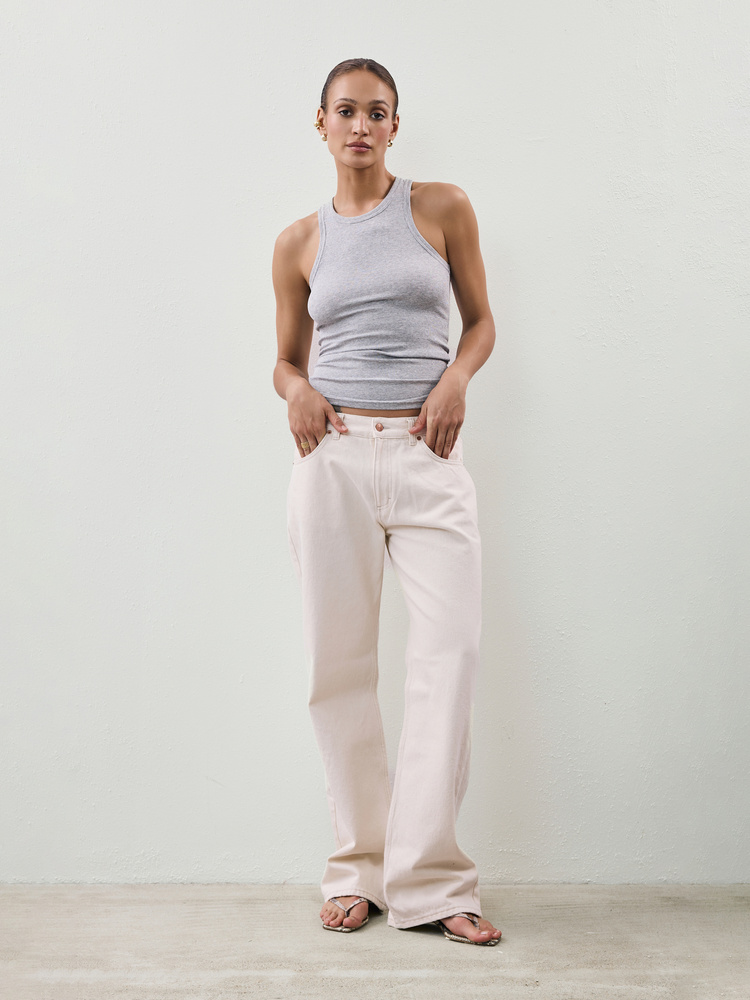 RIB TOP GREY