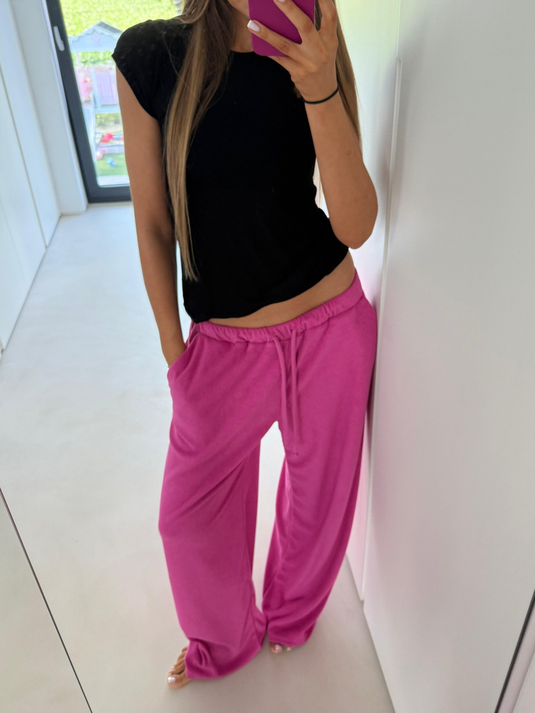 ARLO PINK FROTTE PANTS