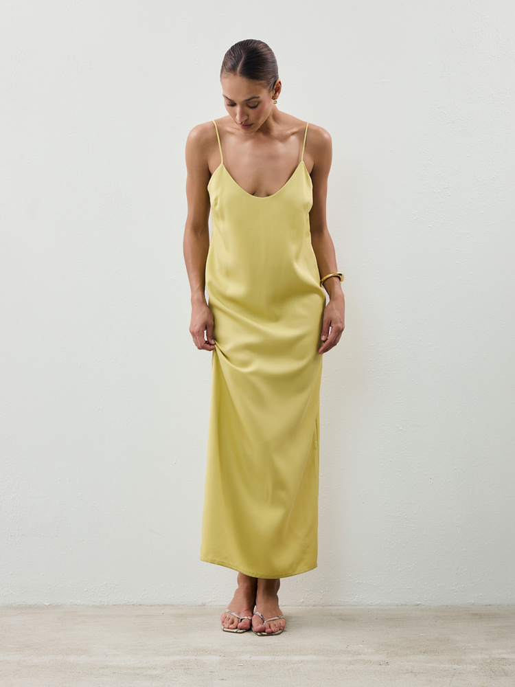 BIANCA LIME DRESS