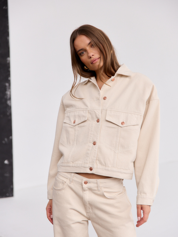 SPODNIE DALLAS CREAM TALL