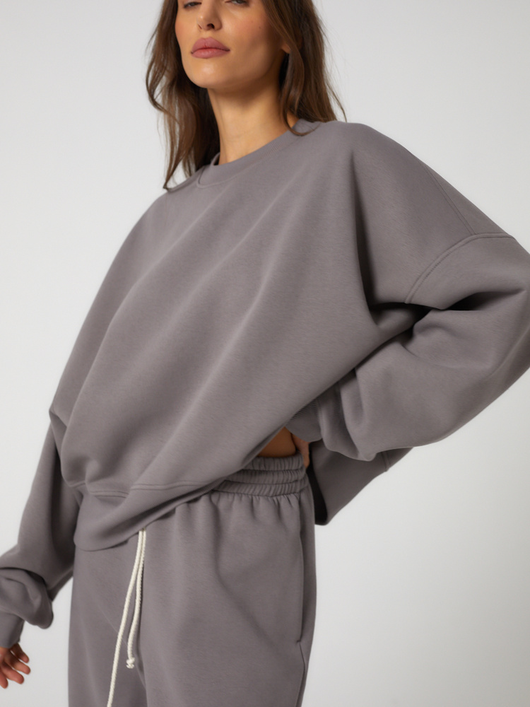 RUBY DARK GREY SWEATSHIRT