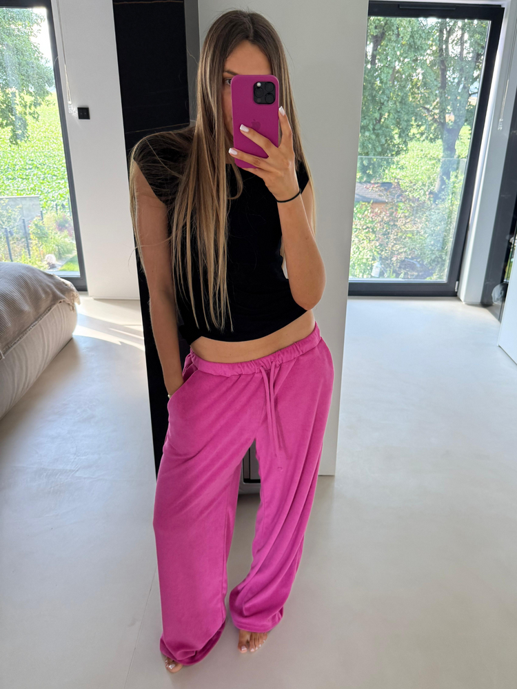 ARLO PINK FROTTE PANTS