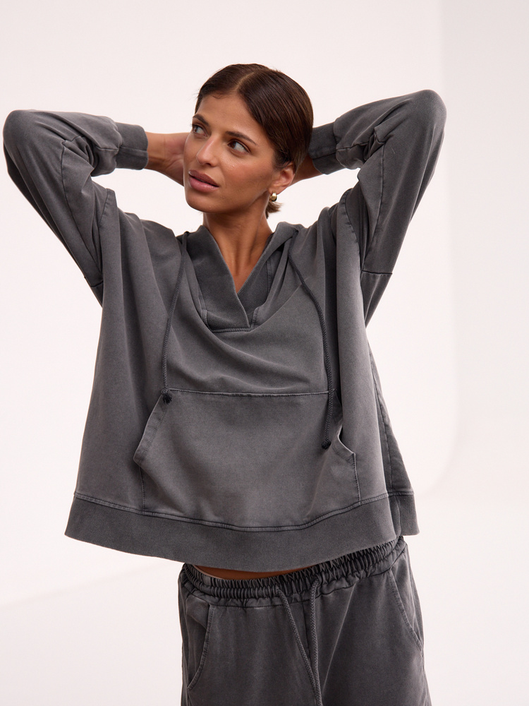 WES GREY HOODIE