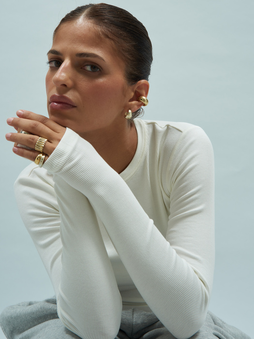 LONGSLEEVE BASIC CREAM