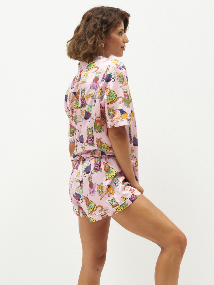 KITTY PAJAMAS SHORTS
