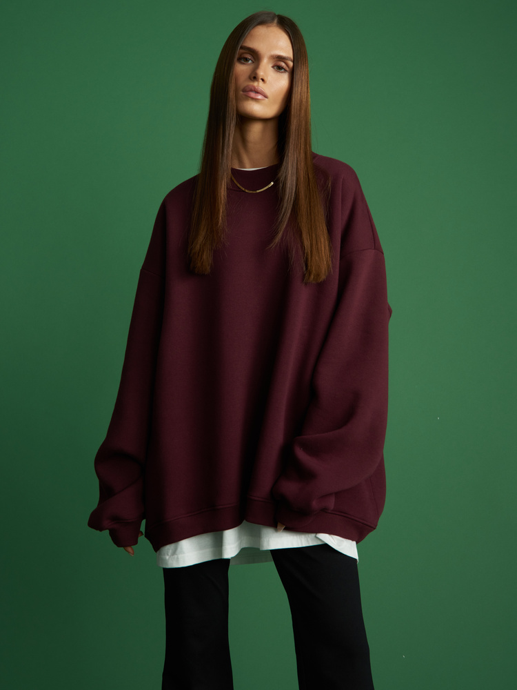 RED WINE SWEATSHIRT