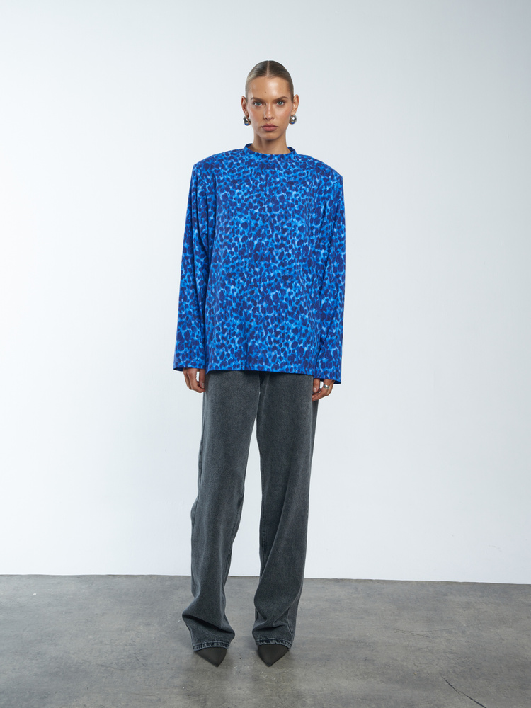 LONGSLEEVE VEYA PADDED BLUE WILD