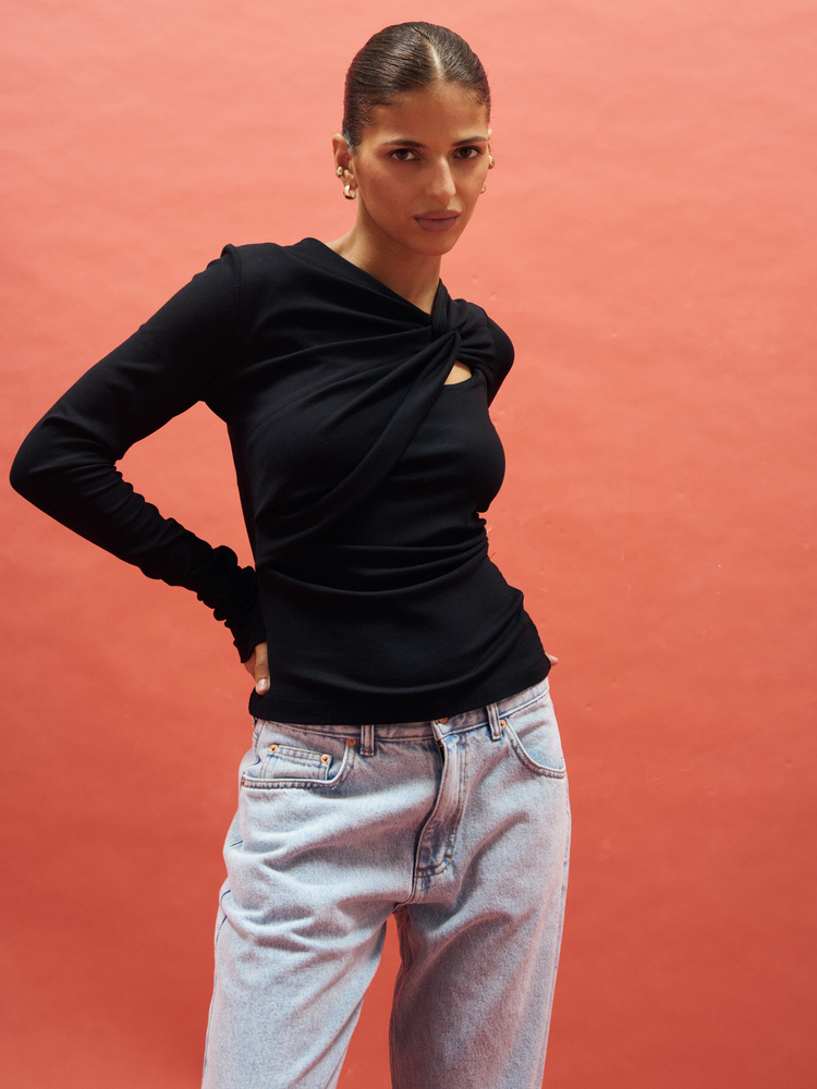 LONGSLEEVE SIA BLACK