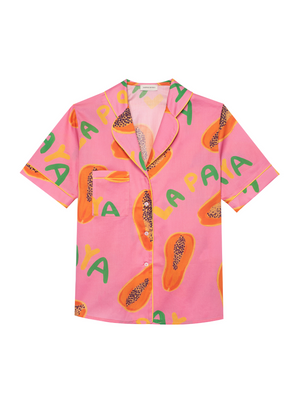 PAPAYA SHORT PAJAMAS SHIRT 