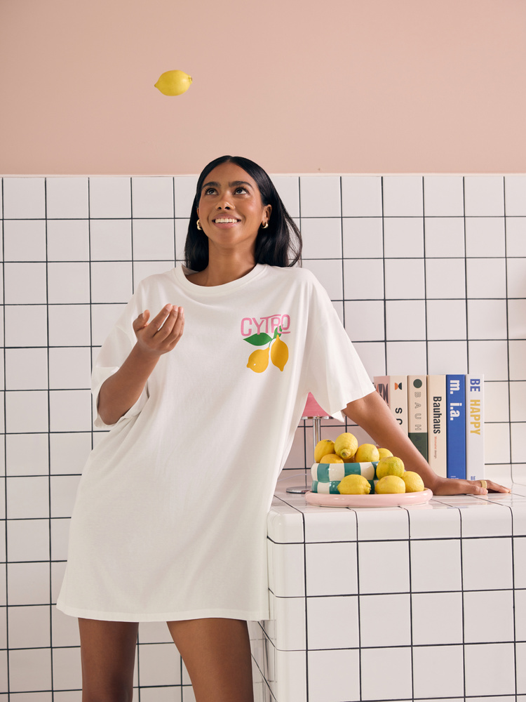 T-SHIRT BOYFRIEND CYTRONETA