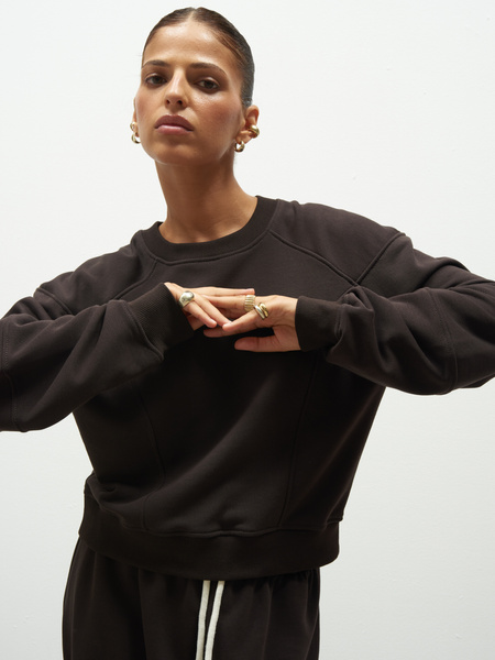 DARK CHOCO ELLIE SWEATSHIRT
