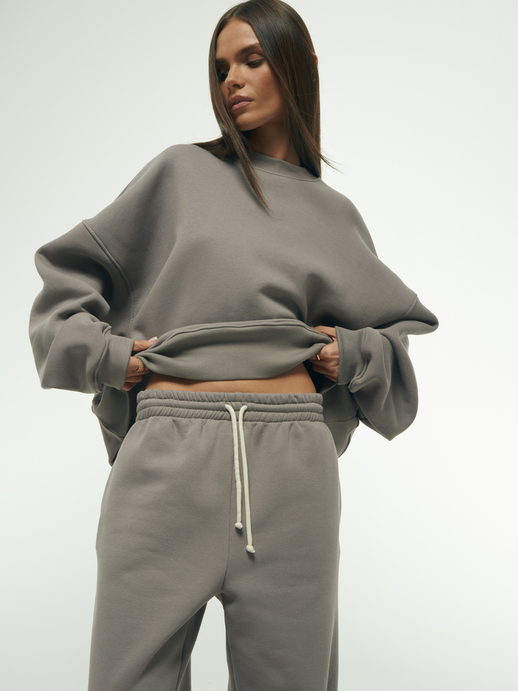 RUBY COOL GREY SWEATSHIRT